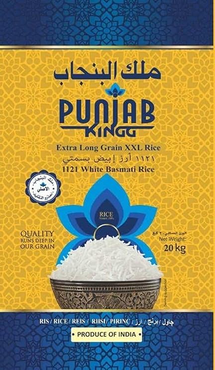 King Punjab Royal Basmati Reis - 20kg/Sack