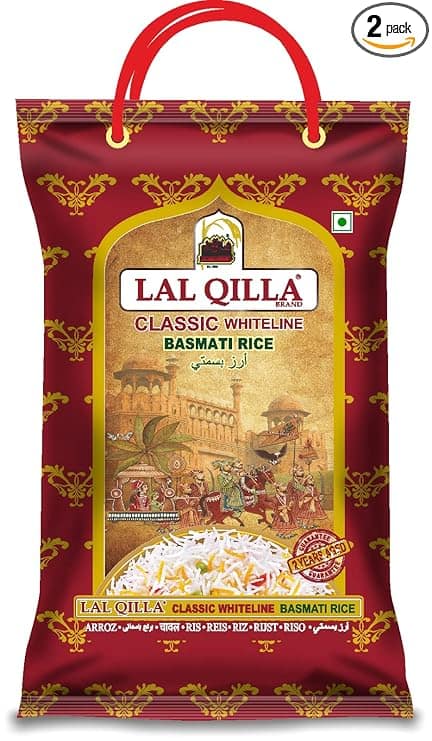 LAL QILLA Classic Whiteline Extra Long Grain Basmati Reis - 10kg/Sack