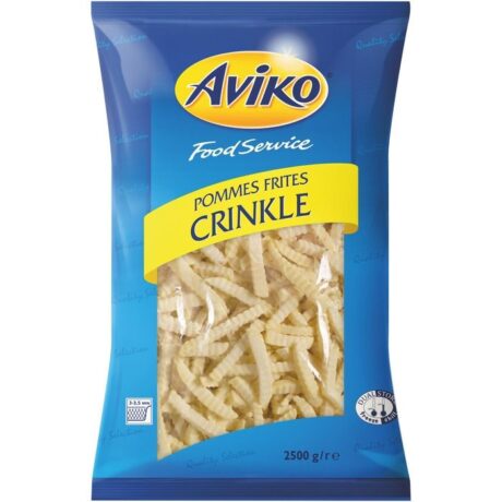 Aviko Pommes Kringel Frites Wellenschnitt 2,5kg