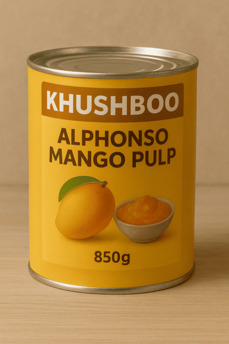 Khushboo Alphonso Mango Pulp 850g/Dose