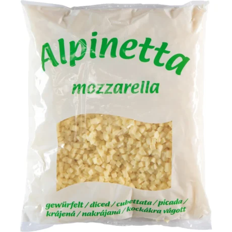 Diced Mozzarella 40% (5x5x5mm)