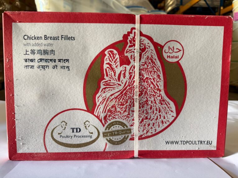 Hähnchenbrustfilet „TD RED“ 80 % 10 kg : Karton