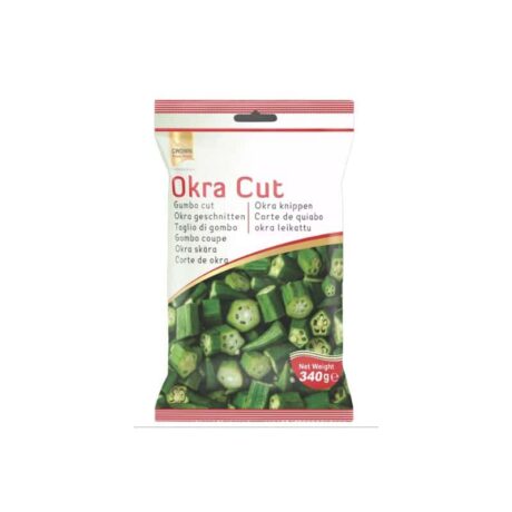 Crown Okra Cut 340g TK