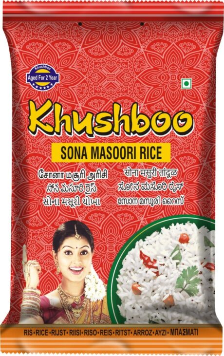 Khushboo Sona Masuri Reis - 5kg/Sack