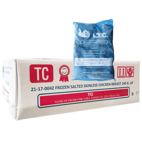 Chicken breast fillet "THAI TH Saha Farms" 1.2% boneless skinless 6x2kg